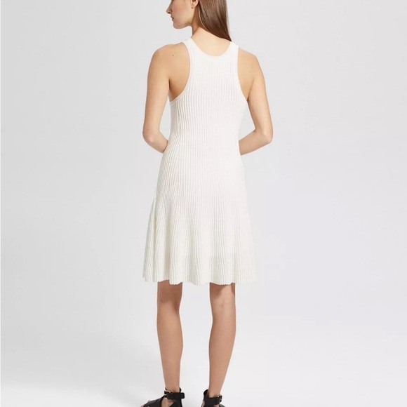 Theory Ottoman Sleeveless Dress Sz M Bridal Bachelorette - Picture 10 of 13